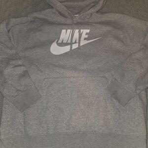 Nike Men's Heather Gray Hoodie